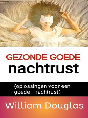 cover image of Gezonde goede nachtrust